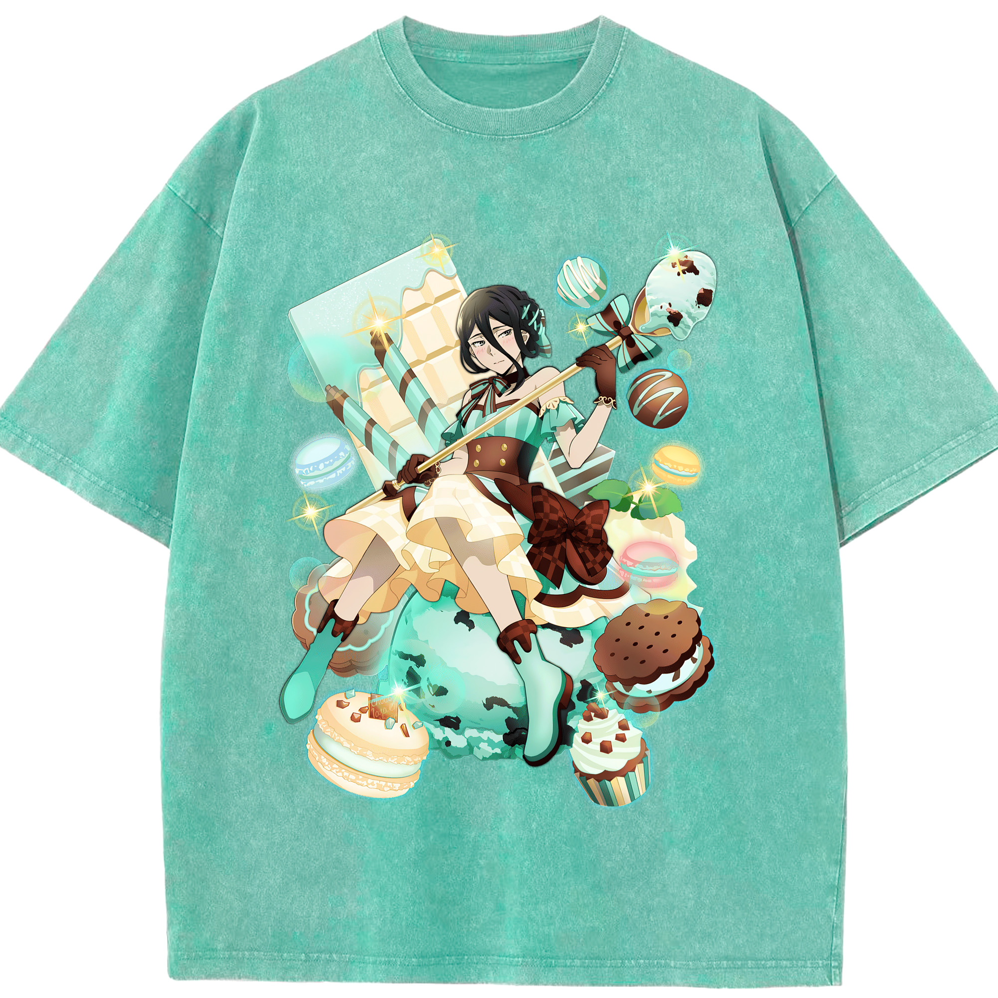 （画像用） 文豪ストレイドッグス Bungo Stray Dogs 綿100% ヴィンテージ風 半袖Tシャツ（フロントプリント）